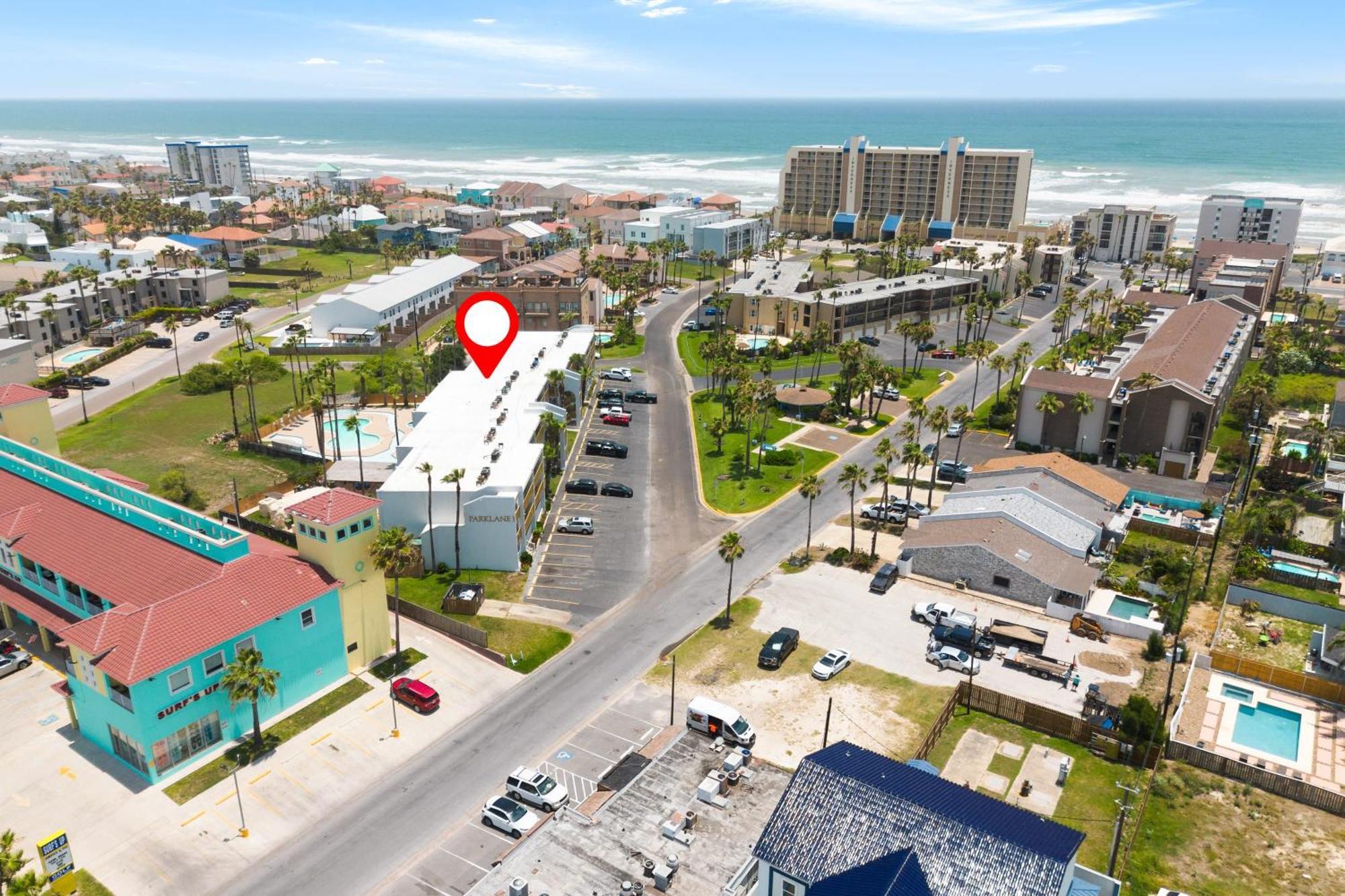 סאות' פאדרה איילנד 2 Bed 2 Bath Condo By Beach With Resort Pool מראה חיצוני תמונה